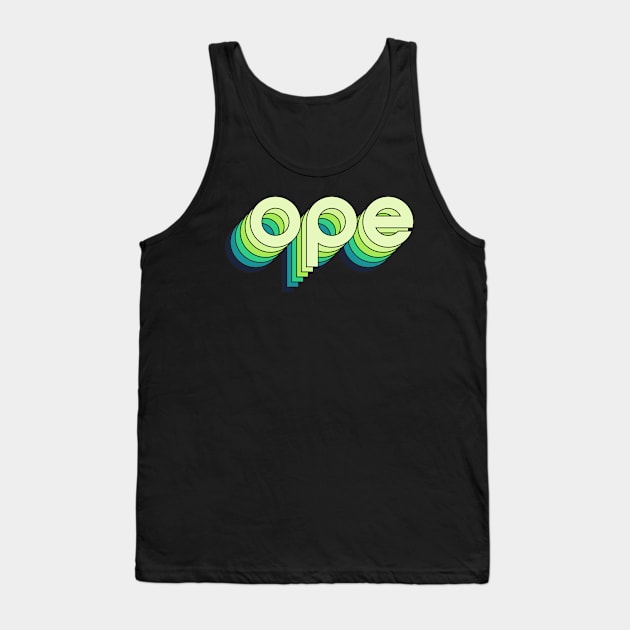 Ope! It's a green revolution! Tank Top by ope-store